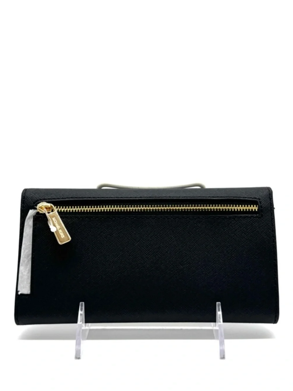 Michael Kors Large Trifold Wallet Black/Gold